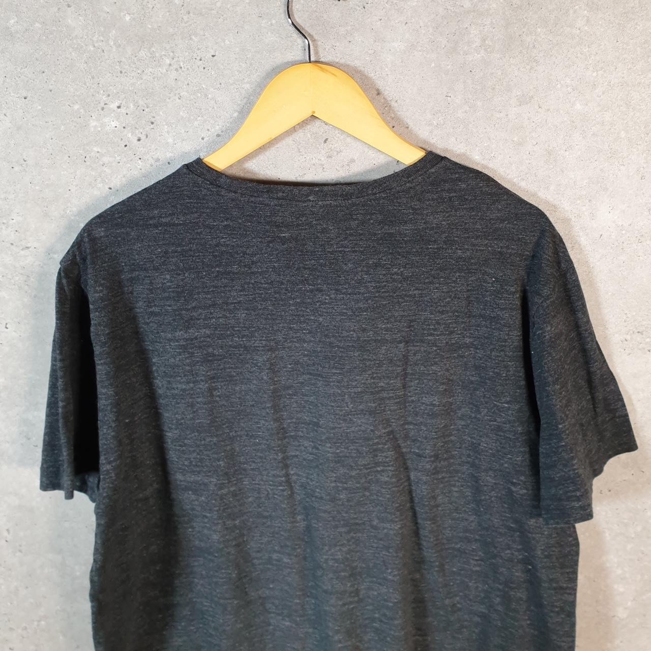 Vintage Ralph Lauren Polo T Shirt Men’s Large Grey Embroidered Custom Fit Pony C9152