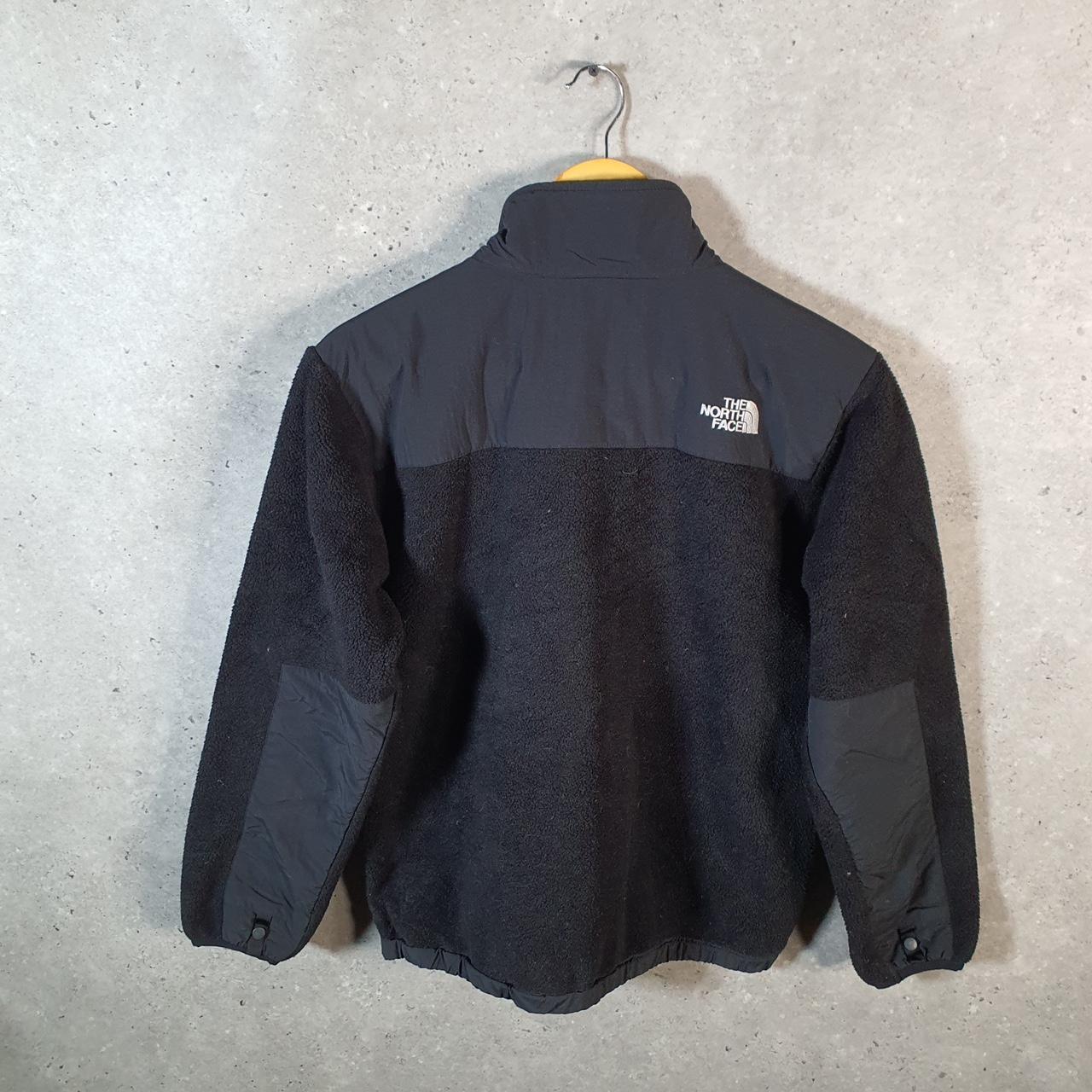 Vintage The North Face TNF Denali Fleece Sweatshirt  Youth L Black Full Zip Logo