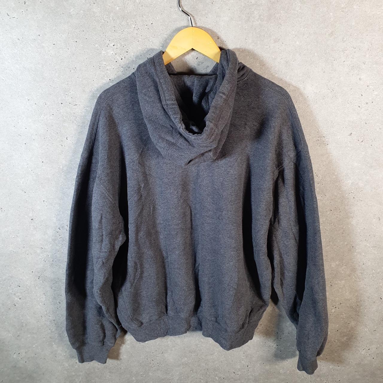 Vintage Russell Athletic Blank Hoodie Men’s Large Grey Pullover Baggy