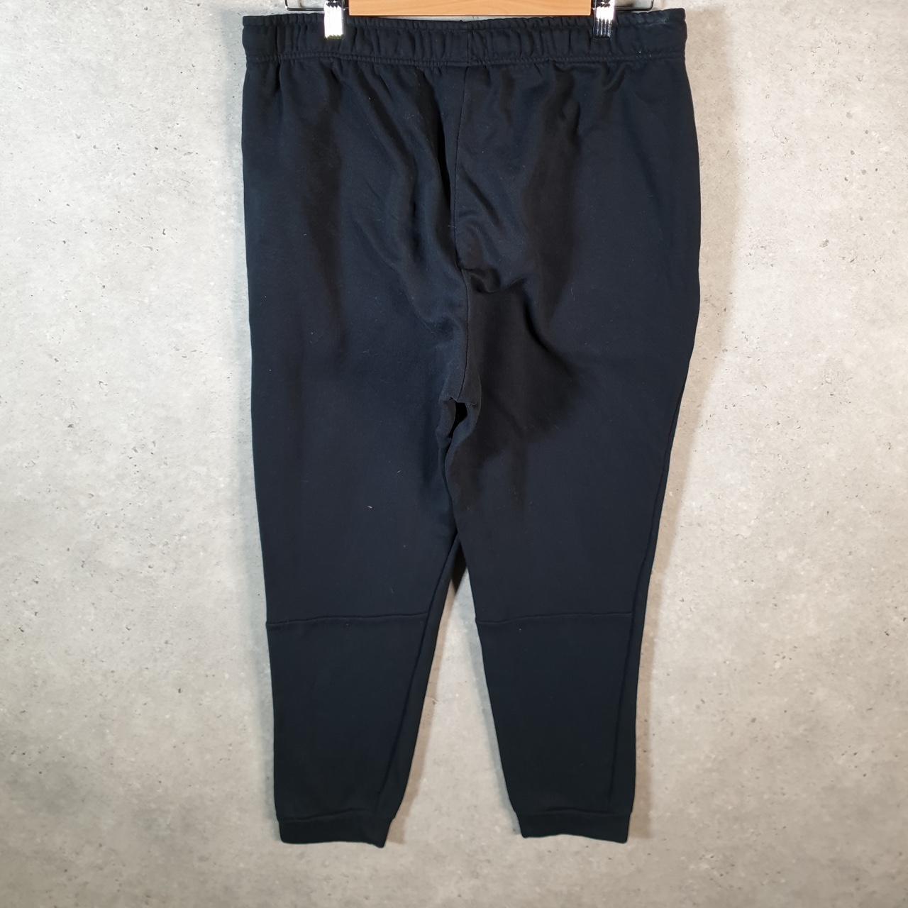 Vintage Nike Dri Fit Sweatpant Joggers Mens Large Black Swoosh Sports Tracksuit Big Fish Vintage