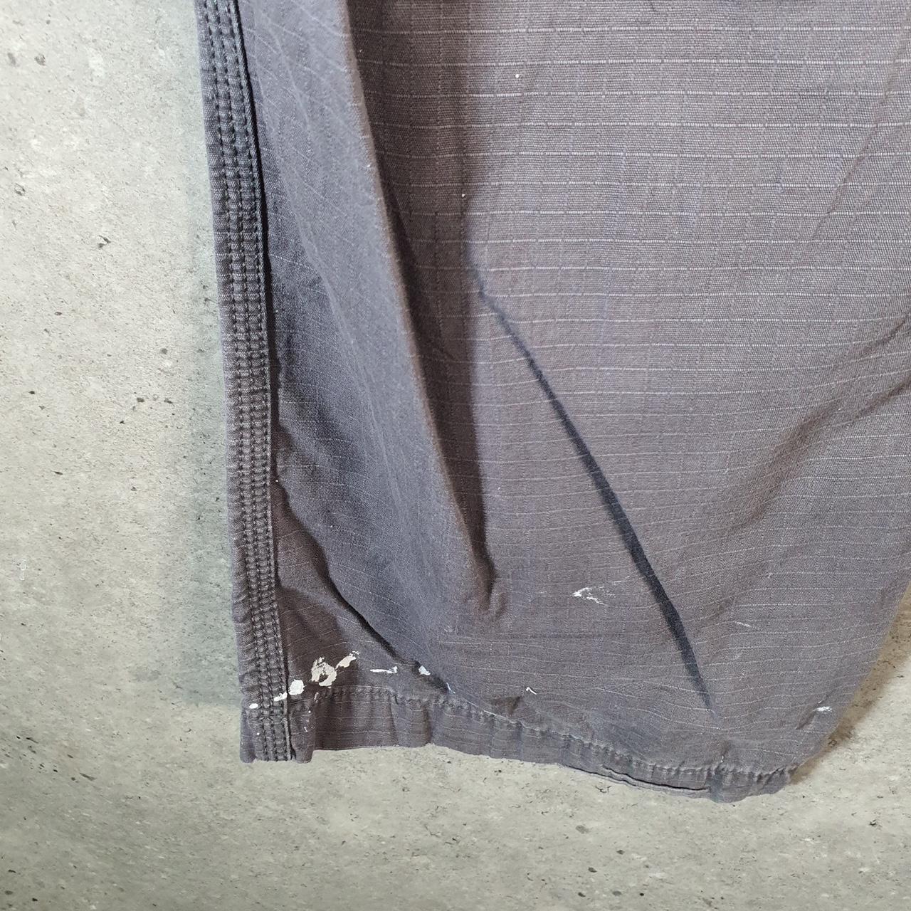 Vintage Carhartt Carpenter Trousers Mens W38 L30 Grey Relaxed Fit Workwear Thrashed