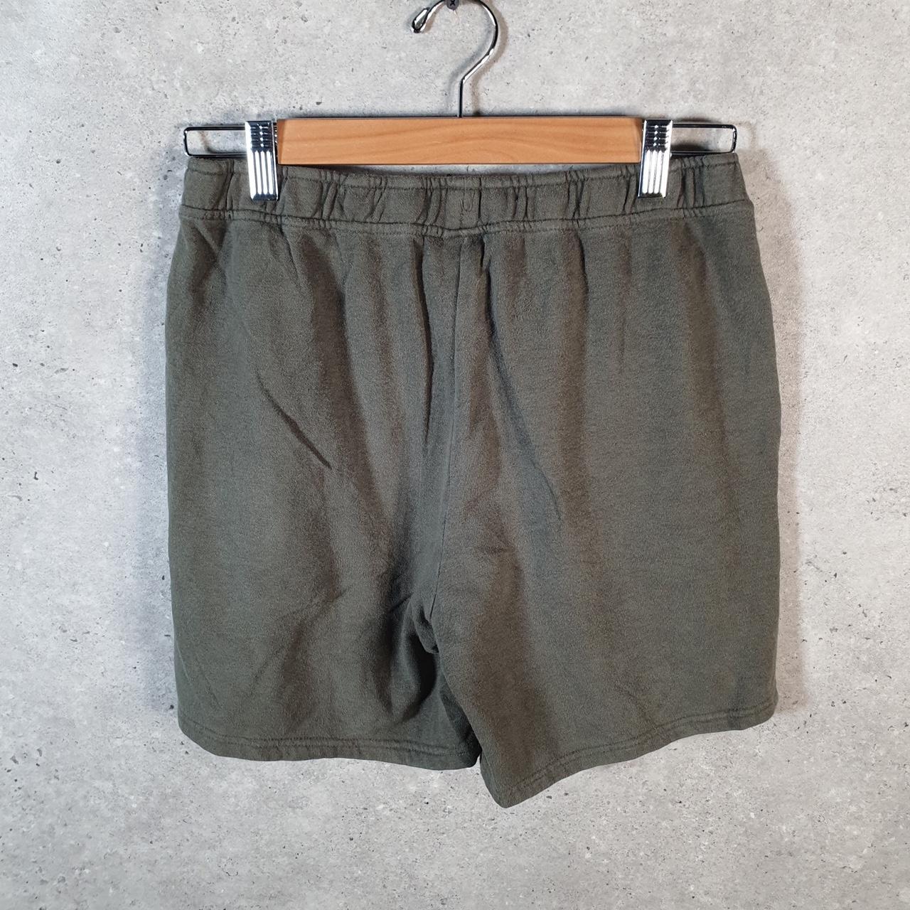 Vintage The North Face TNF Shorts Jorts Chino Cargo Boys XL Khaki Green Baggy Cotton
