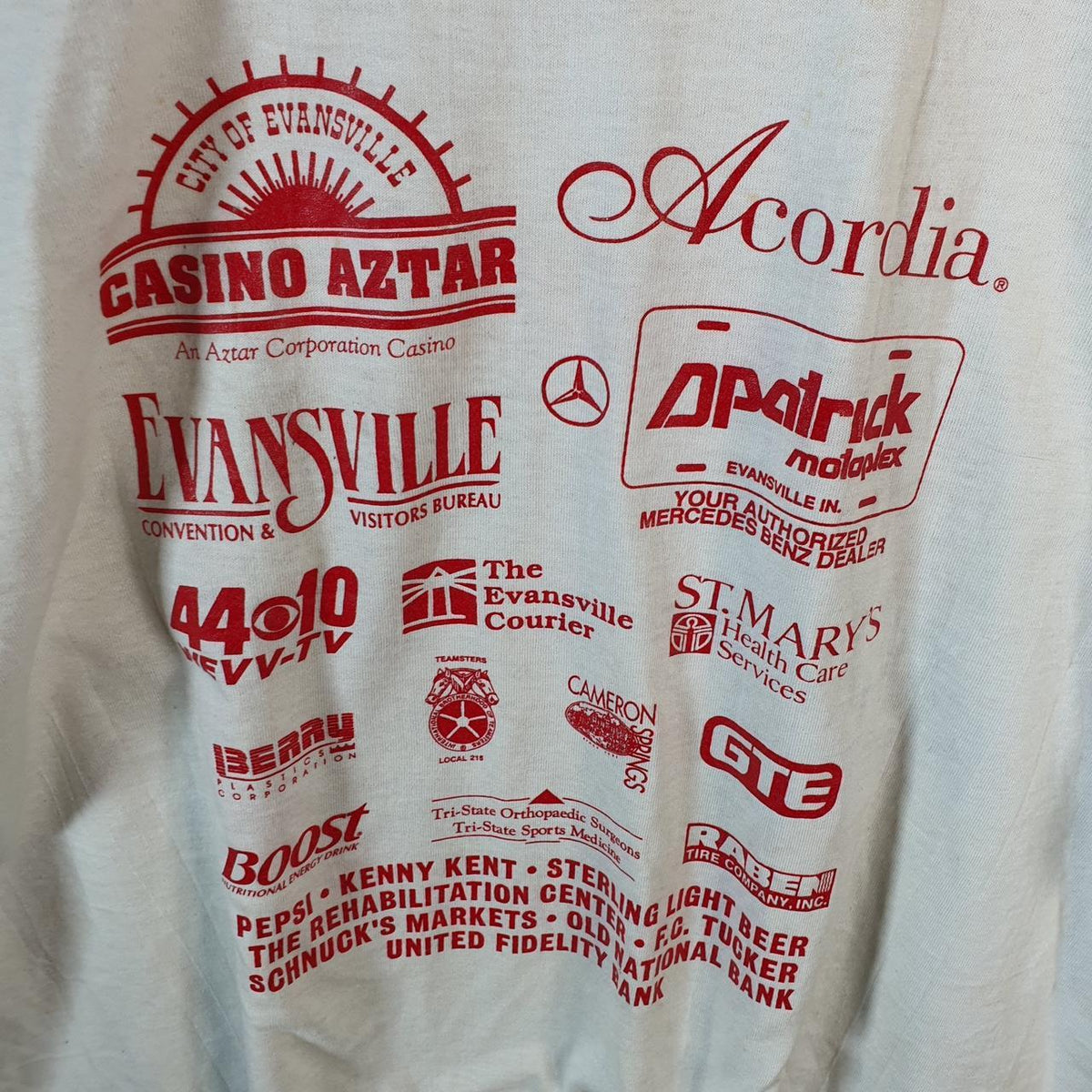 Vintage Fruit of the Loom 1997 Arts Fest River Run Single Stitch T Shirt Men’s XL White C9374