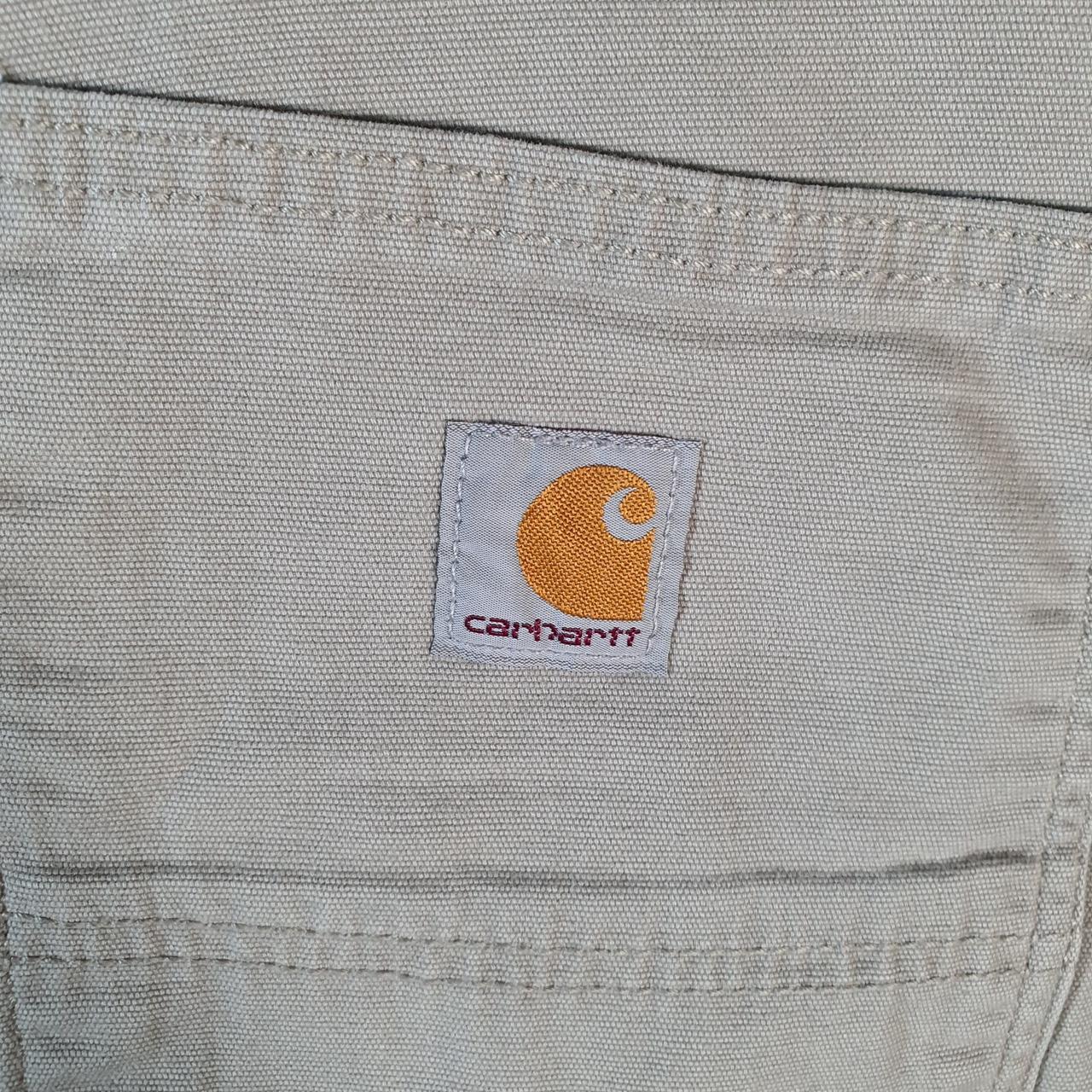 Vintage Carhartt Baggy Carpenter Shorts Jorts Cargo Men’s W44 Brown Relaxed Fit Workwear A4720