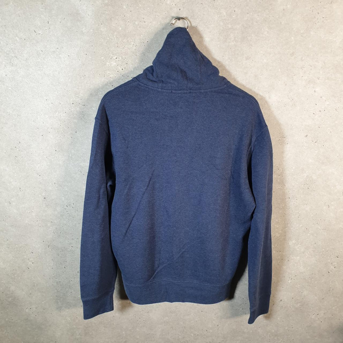 Vintage Ralph Lauren Polo 1/4 Button Sweatshirt Men’s Medium Navy Blue Cotton Pullover Pony