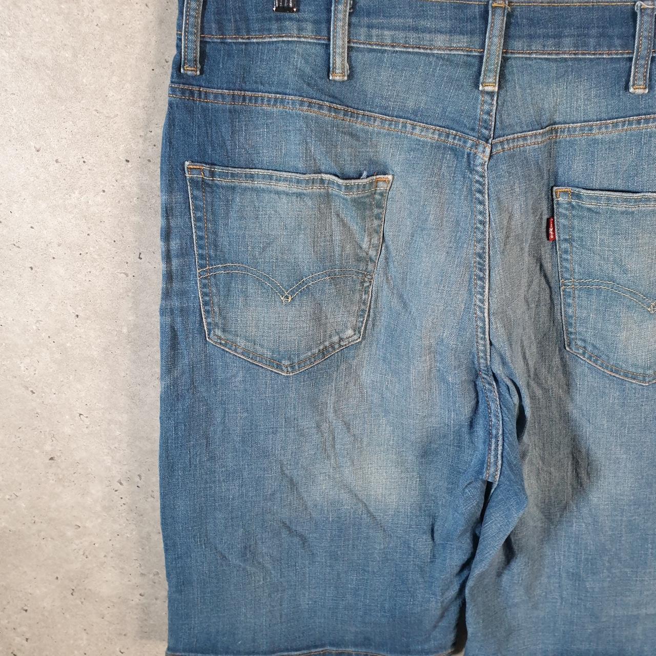 Vintage Levi’s 569 Baggy Shorts Jorts Cargo Men’s W40 Blue Relaxed Denim