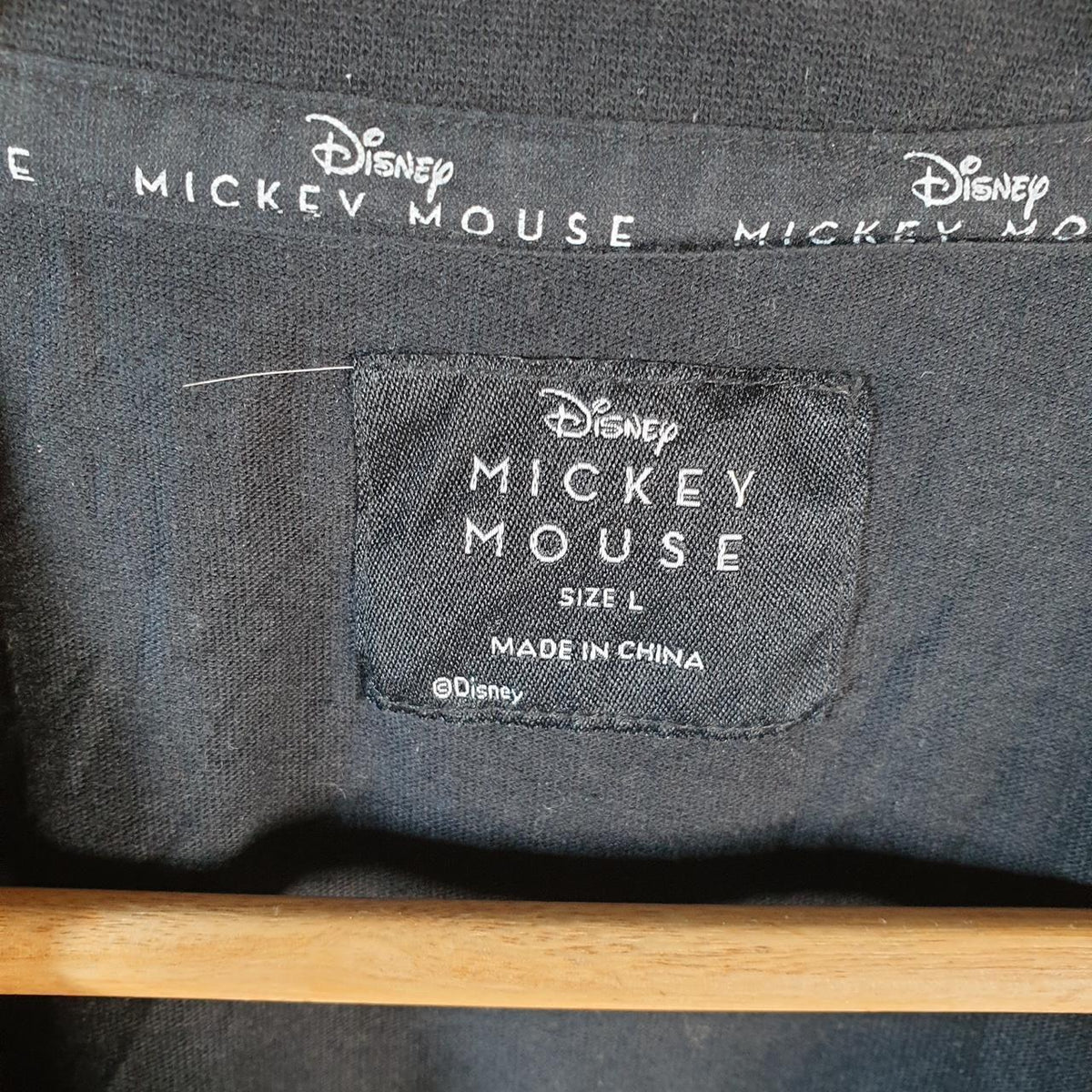 Vintage Disney Land Mickey Mouse T Shirt Shirt Men’s Large Black Logo Graphic Cartoon