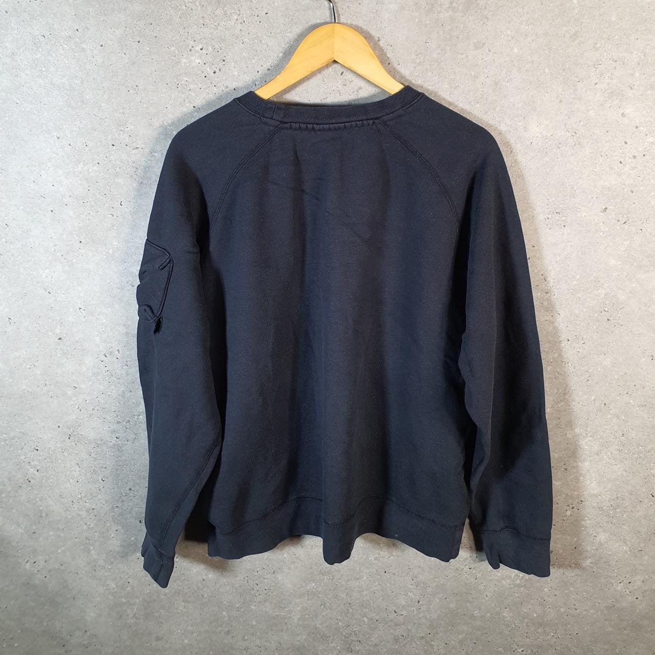 Vintage Nike Club Embroidered Sweatshirt Men’s XL Black Swoosh Y2K Pullover Logo