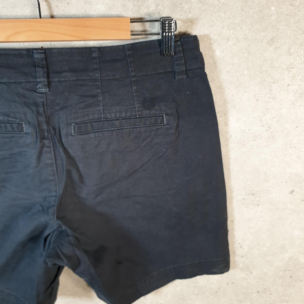 Vintage Lee Baggy Shorts Jorts Cargo Womens W32 Black Relaxed Cotton