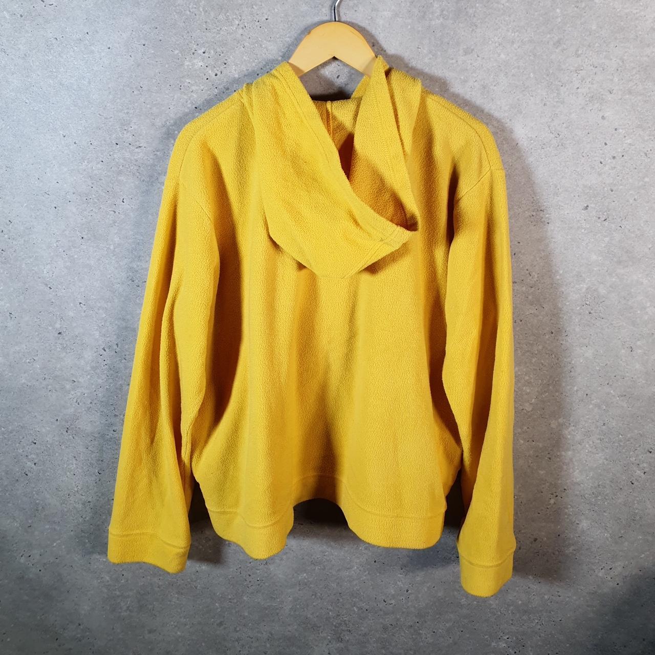 Disney Mickey Mouse Fleece Full Zip Hoodie Womens 2XL Yellow Embroidered Logo