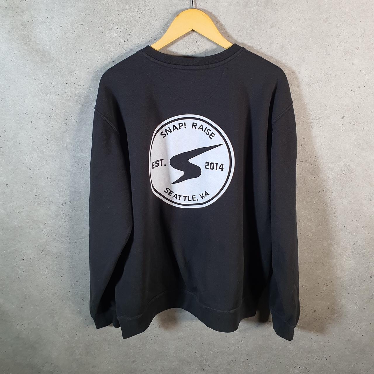 Vintage Carhartt Sweatshirt Mens Large Black Pullover Blank USA Original Fit