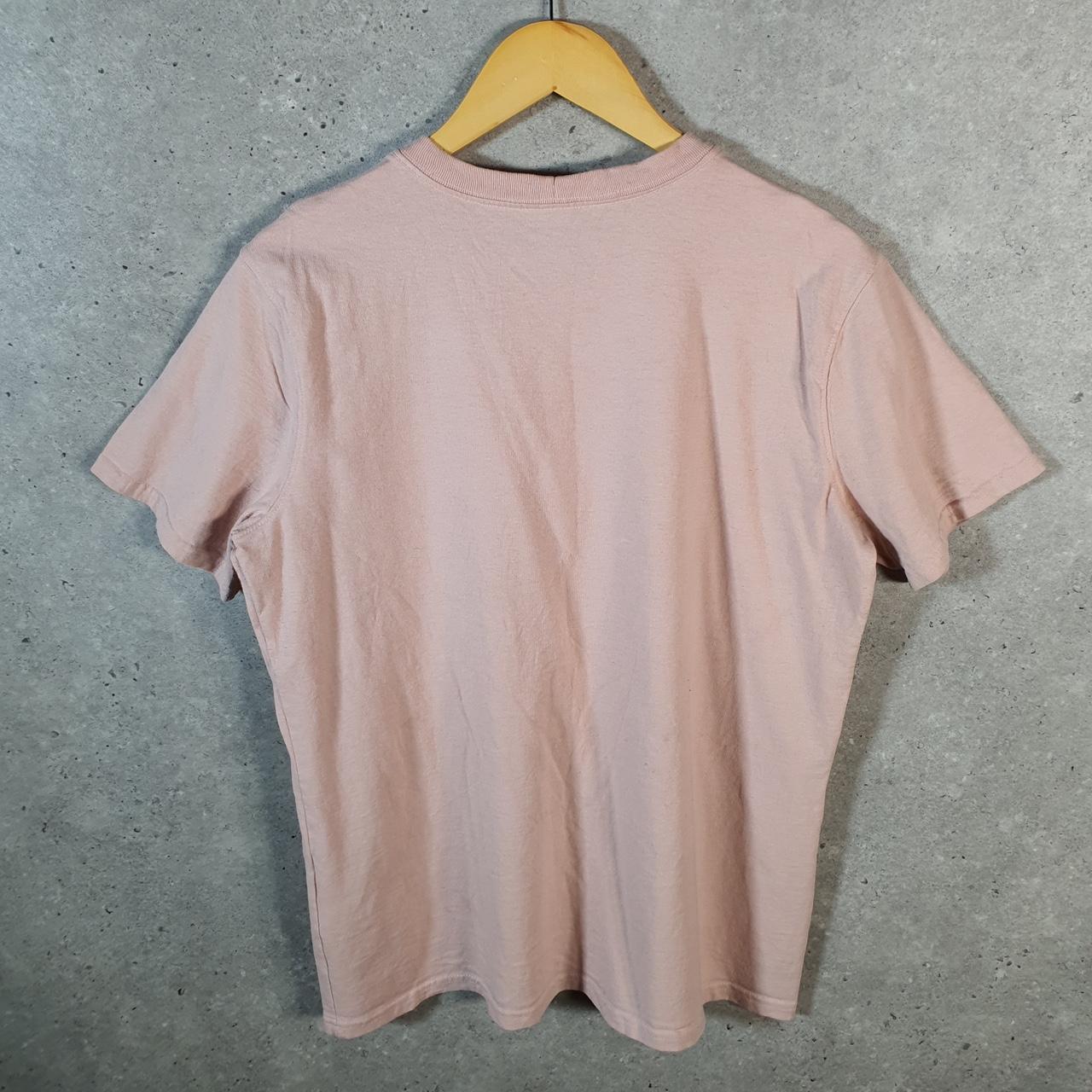 Vintage Carhartt Pocket T Shirt Womens Large Pink Workwear Chore Utility Loose Fit C9245