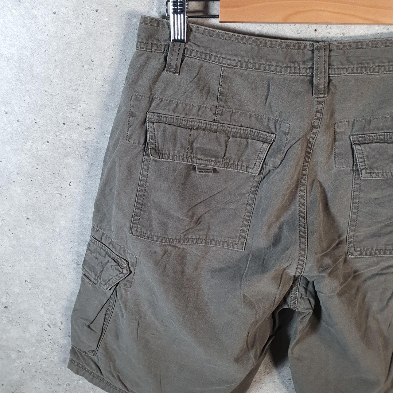 Vintage The North Face TNF Shorts Jorts Chino Cargo Men’s W34 Grey Baggy Cotton