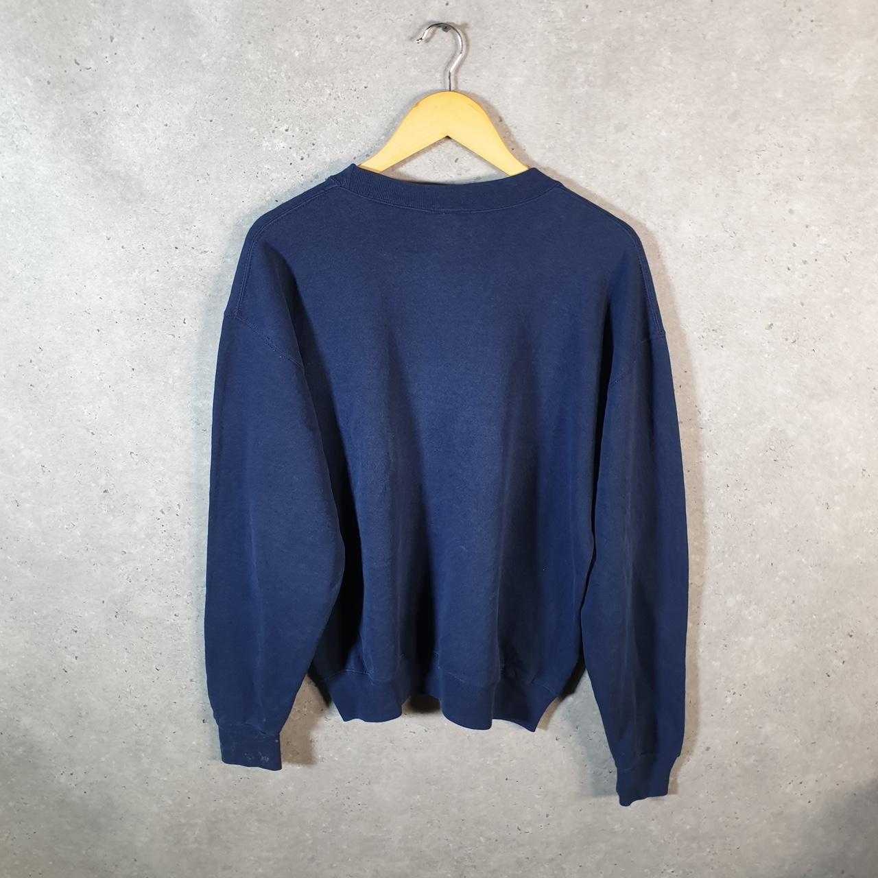 Vintage Russell Athletic Sweatshirt Men’s M Navy Blue USA Northern Iowa Panthers