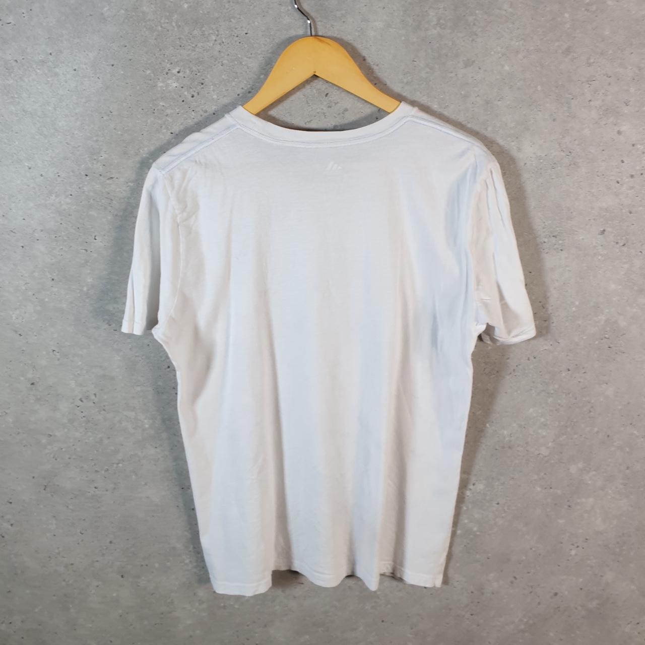 Vintage Adidas Spellout T Shirt Womens XL White Three Stripes Athletic Logo