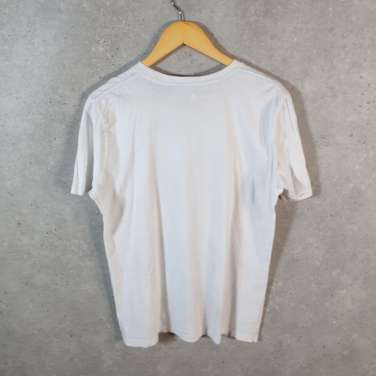 Vintage Adidas Spellout T Shirt Womens XL White Three Stripes Athletic Logo