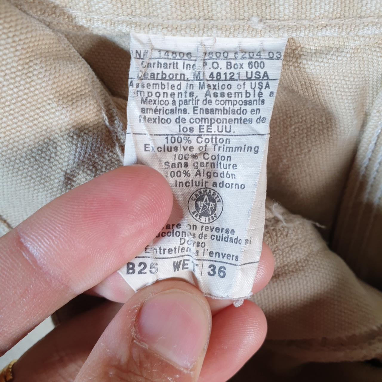 Vintage Carhartt Baggy Carpenter Shorts Jorts Cargo Men’s W36 Brown Relaxed Fit Workwear