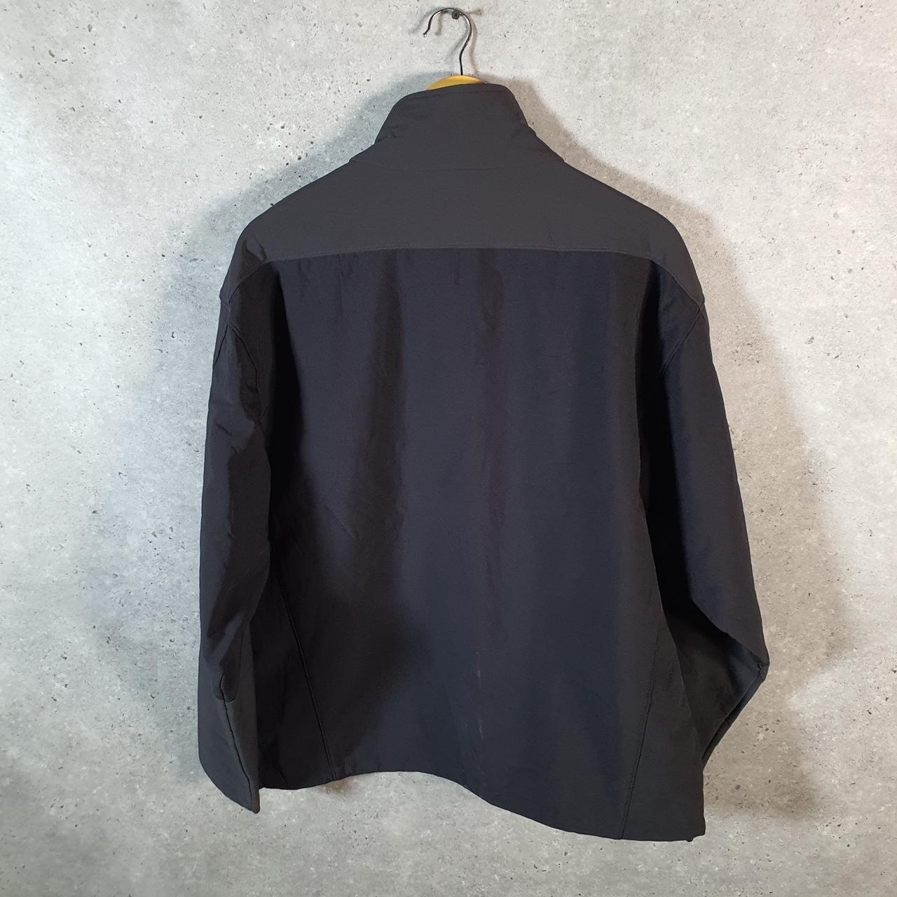 Vintage Champion Full Zip Fleece Sweatshirt Mens Large Black Embroidered Logo