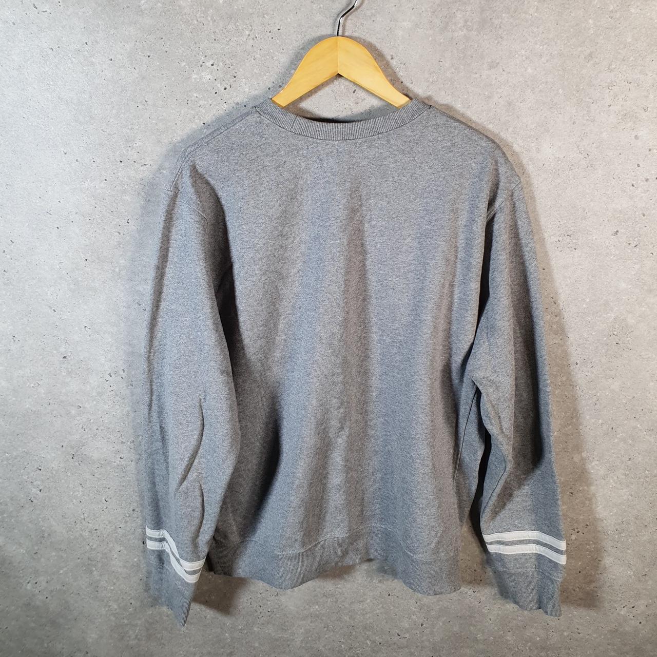 Vintage Nike Spellout Sweatshirt Men’s Large Grey Swoosh Y2K Pullover Logo
