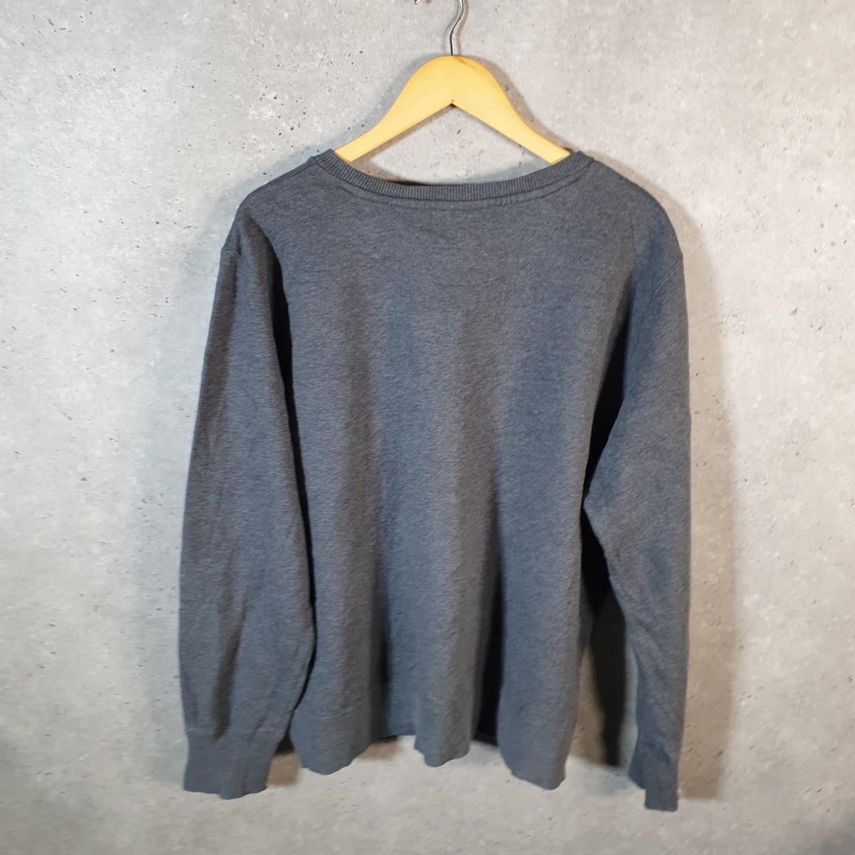Vintage Nike 90s Club Embroidered Sweatshirt Men’s XL Grey Swoosh Y2K Pullover