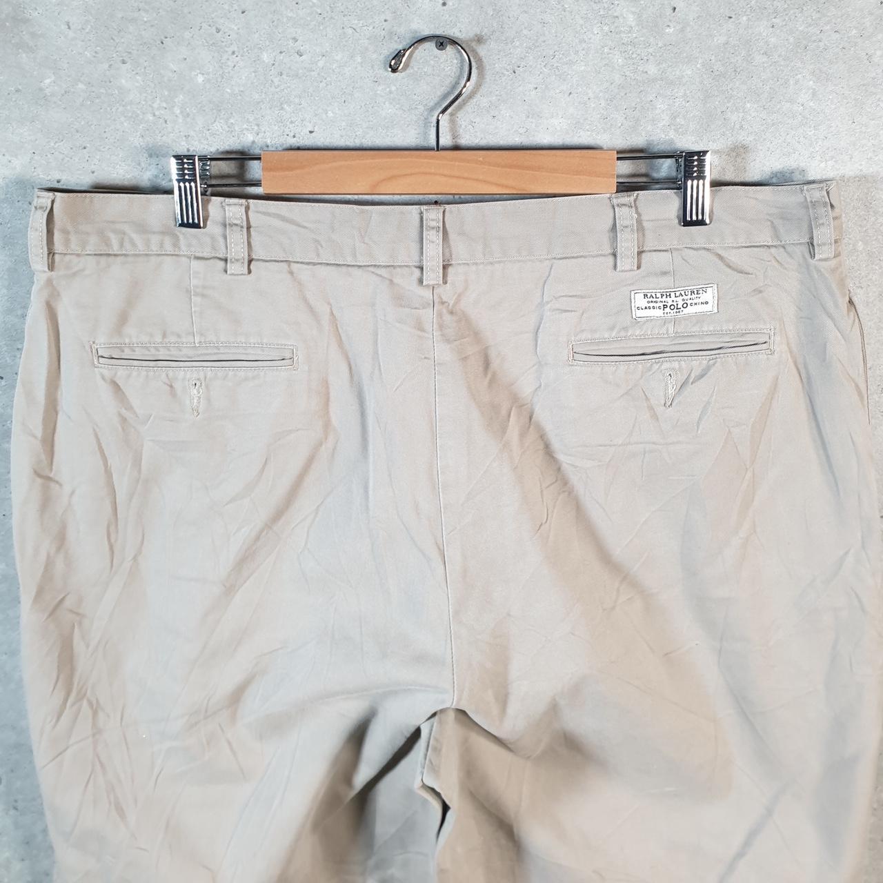 Vintage Ralph Lauren Polo Shorts Jorts Chino Cargo Men’s W40 Brown Baggy Cotton A4364