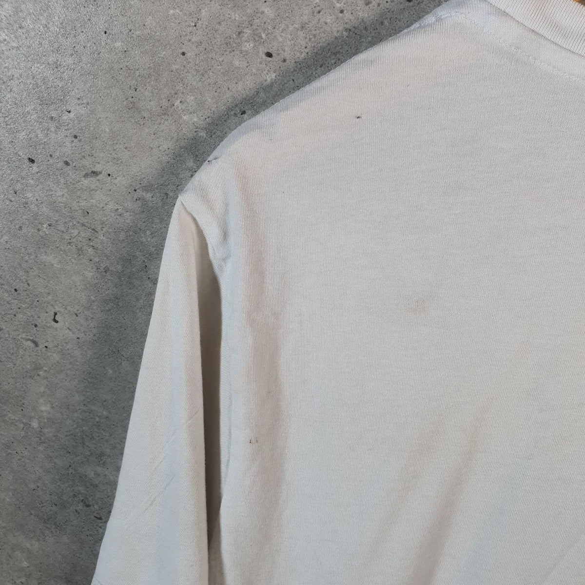 Vintage Levis Spellout T Shirt Shirt Men’s Large Regular Fit White Logo Athletic