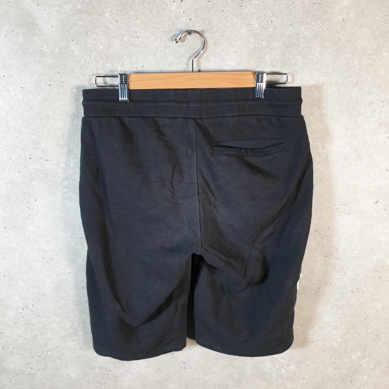 Vintage Guess SweatPant Jogger Shorts Jorts Cargo Men’s Small Black Baggy Cotton