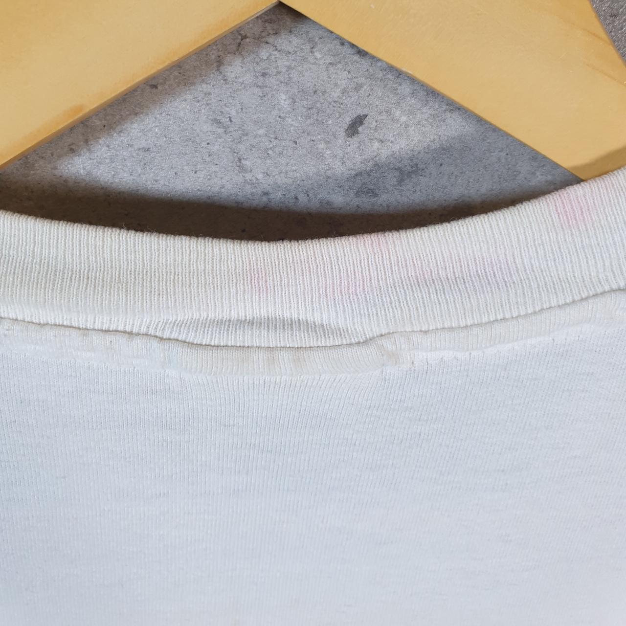 Vintage Hanes Bullard Lance 90s USA Single Stitch T Shirt Men’s XL White