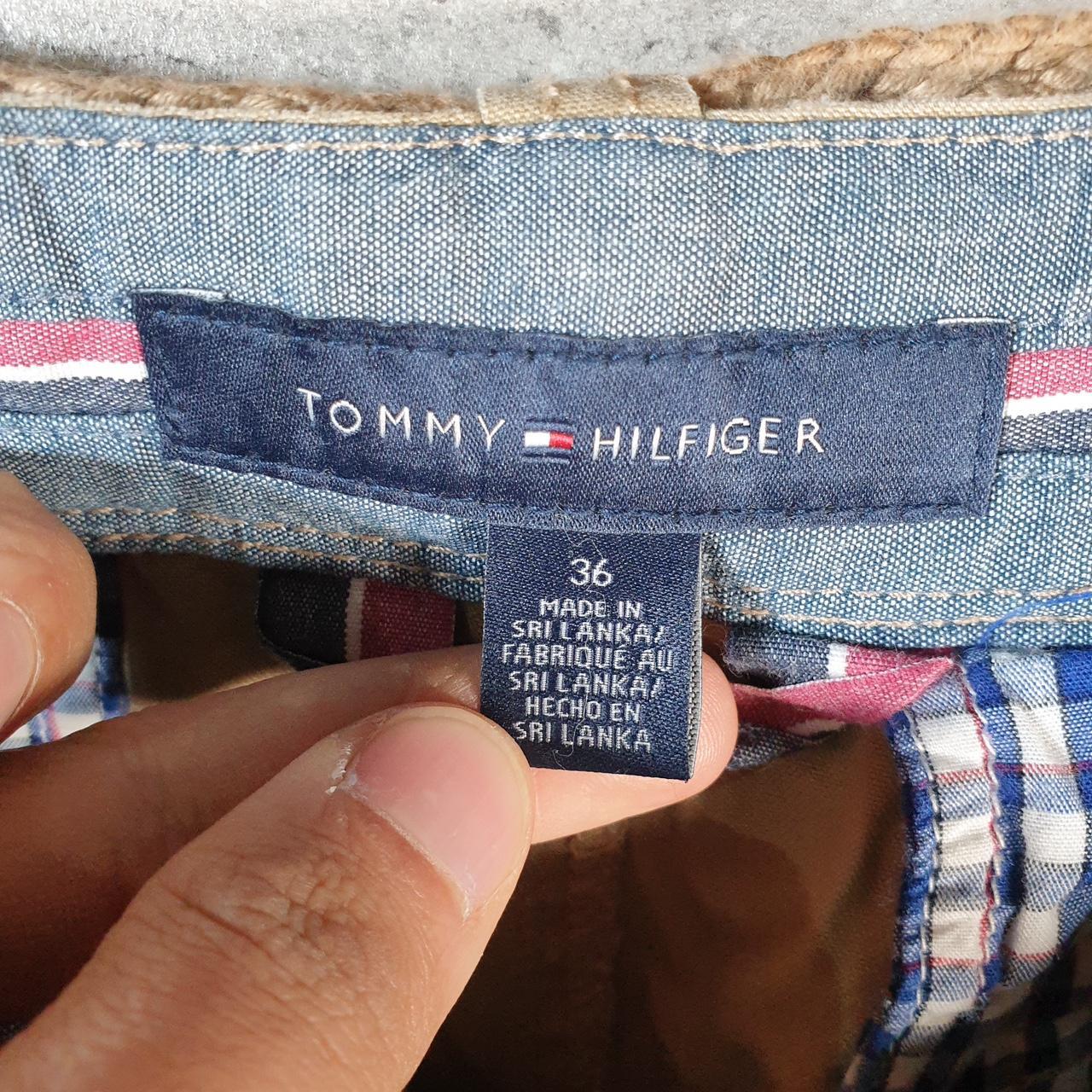 Vintage Tommy Hilfiger Chino Shorts Jorts Cargo Men’s W36 Brown Baggy Cotton