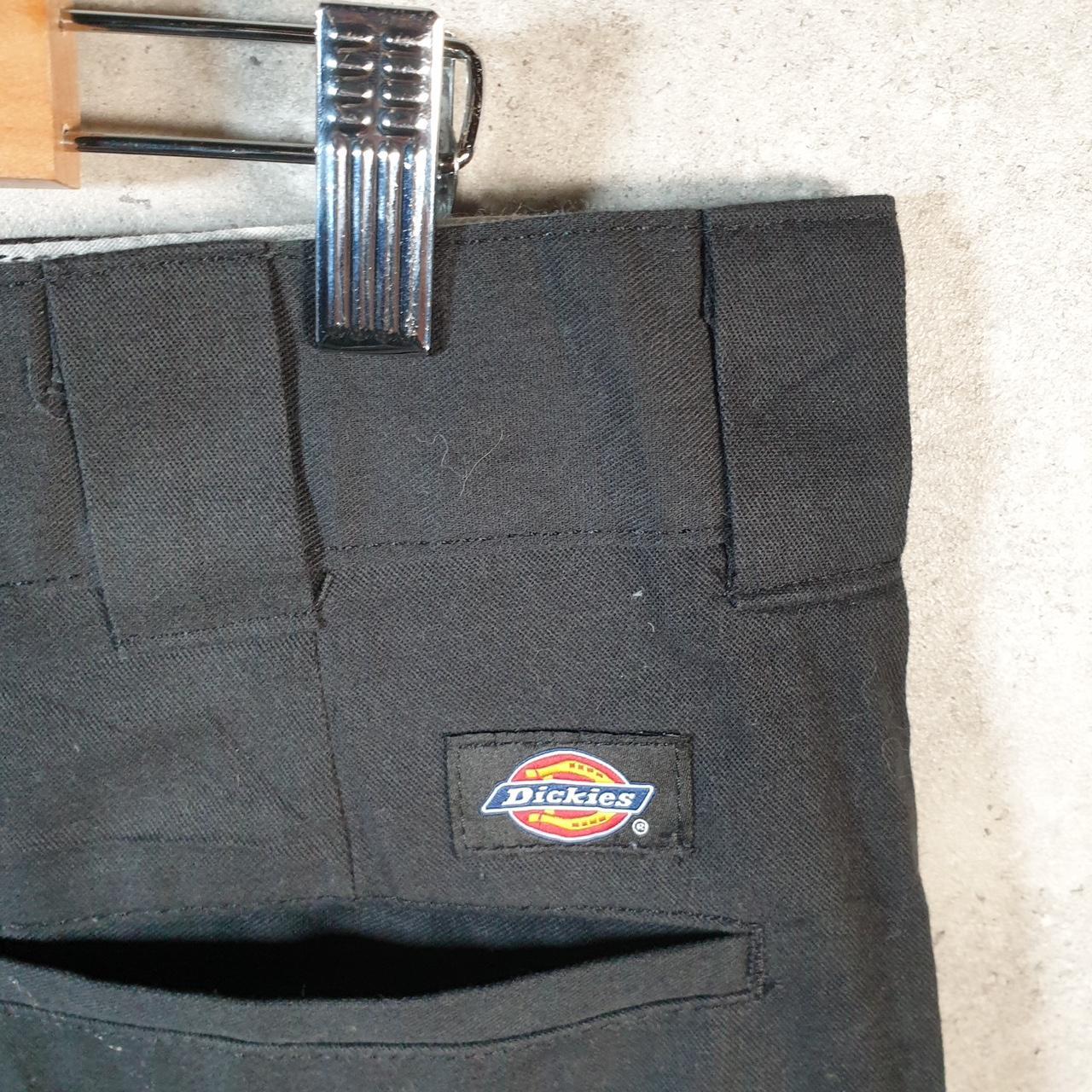 Vintage Dickies Flex Baggy Chino Shorts Jorts Cargo Mens W36 Black Loose Fit