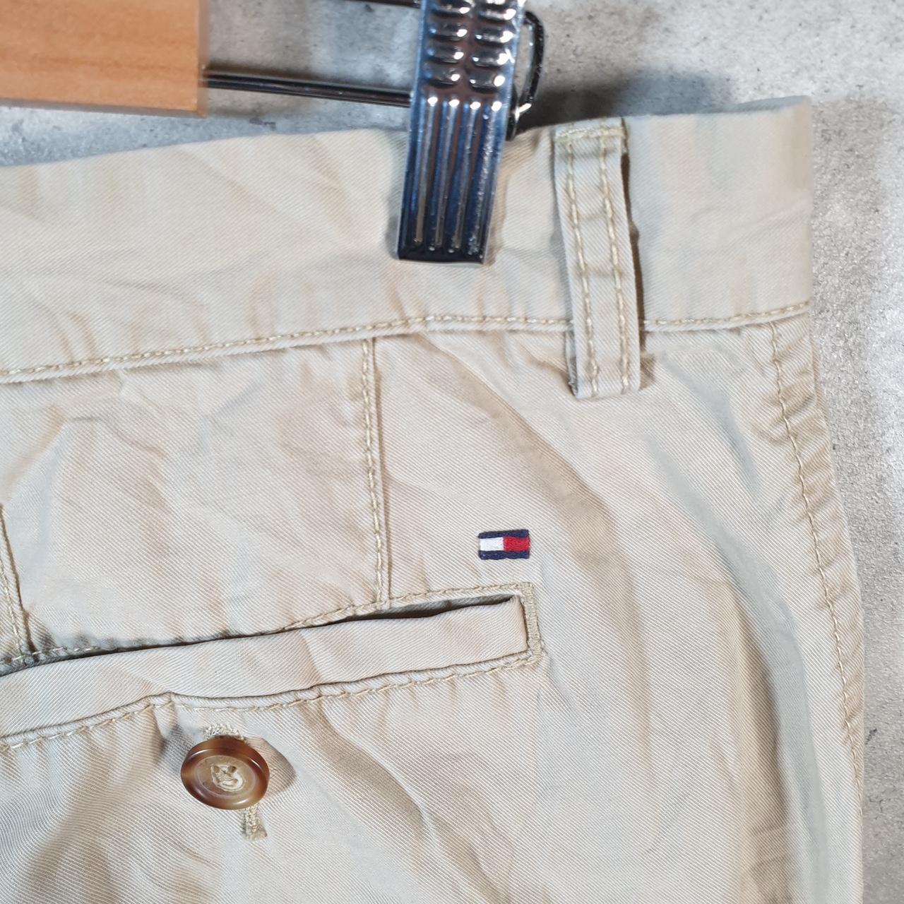 Vintage Tommy Hilfiger Chino Shorts Jorts Cargo Mens W33 Brown Baggy Cotton