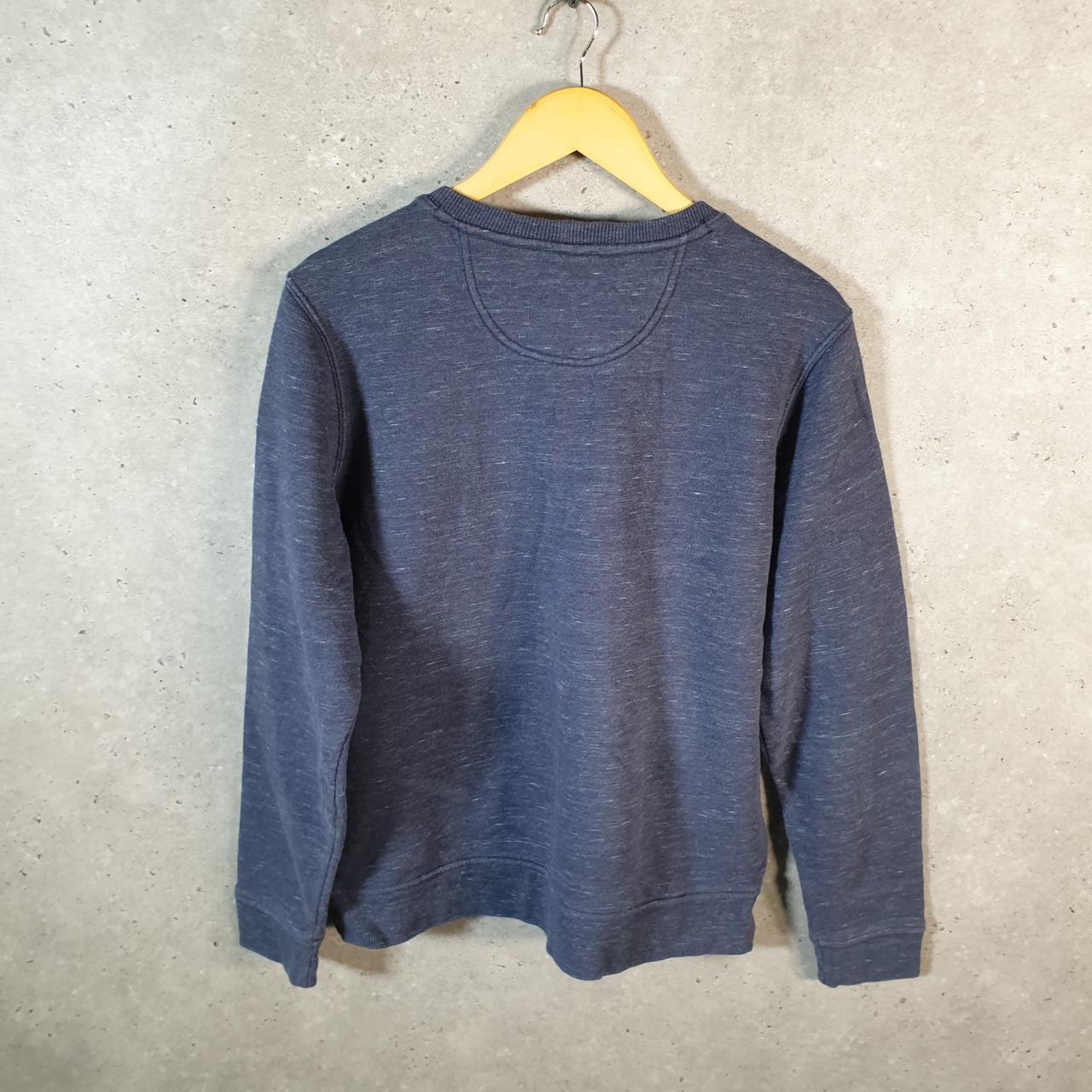 Vintage Carhartt Sweatshirt Womens Medium Navy Blue Pullover Blank USA Relaxed Fit