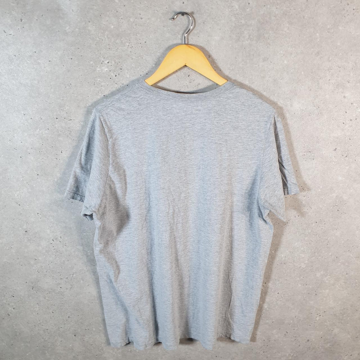 Vintage Adidas Amplifier T Shirt Men’s Large Grey Three Stripes Logo Athletic
