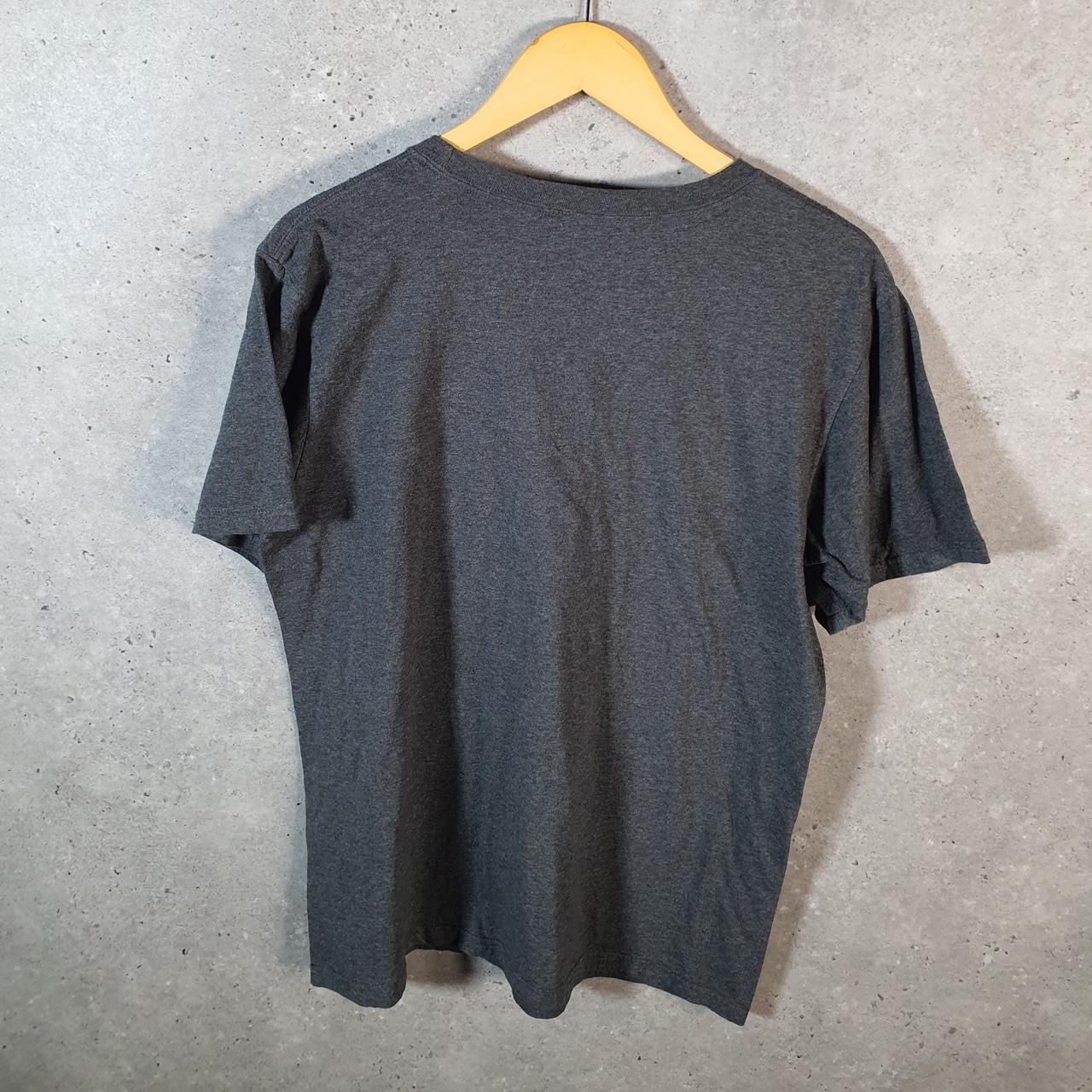 Vintage Adidas Go To Tee T Shirt Men’s Medium Grey Three Stripes Logo Athletic