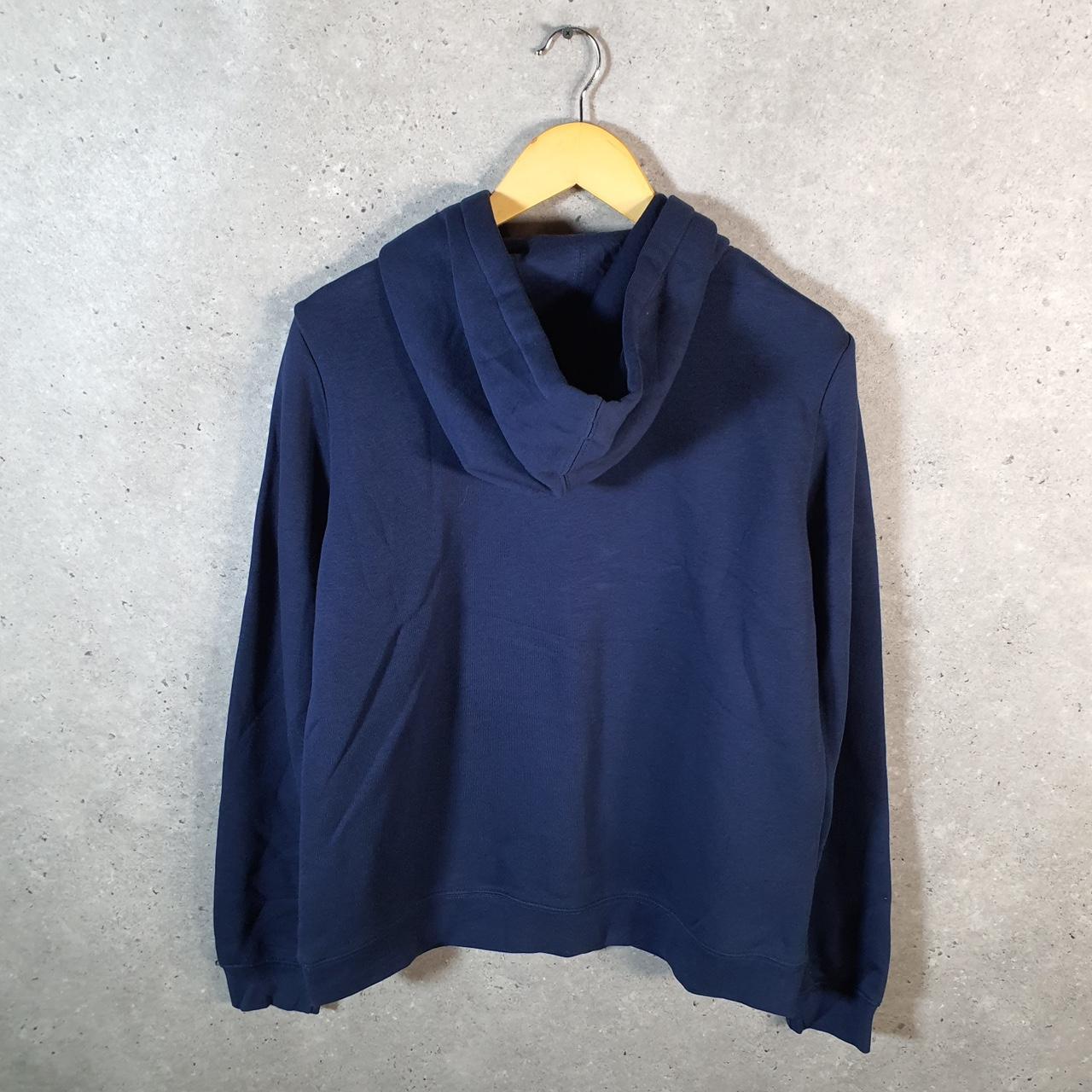 Vintage Nike Michigan Football USA Hoodie Womens XL Blue Swoosh Y2K Pullover