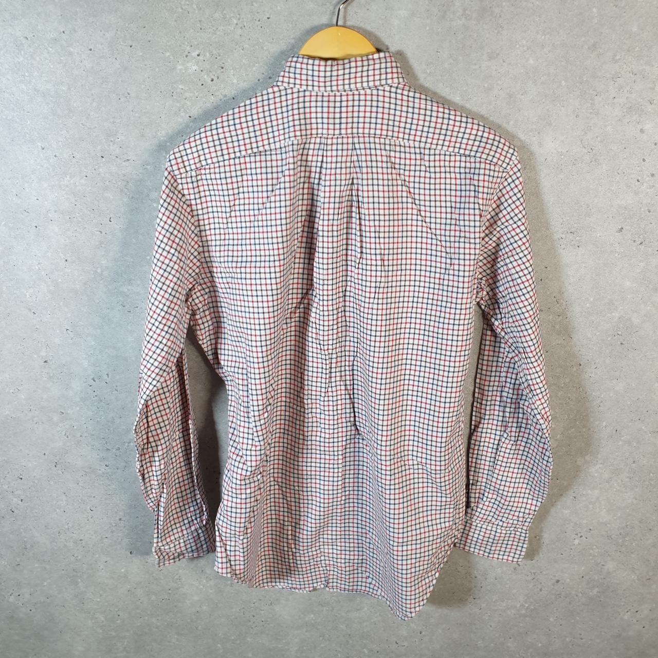 Vintage Ralph Lauren Button Down Shirt Men’s Small Classic Fit Checkered Pony Cotton