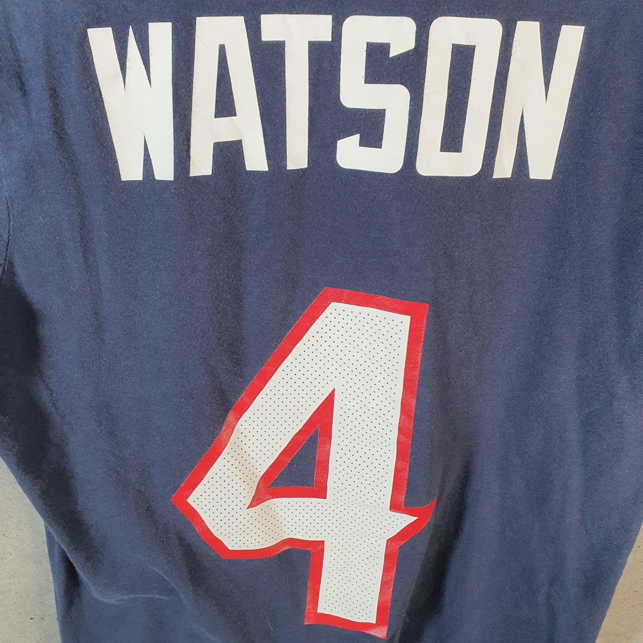 Vintage Nike Dri Fit Houston Texans Watson 4 T Shirt Men’s Medium USA Blue Swoosh Athletic