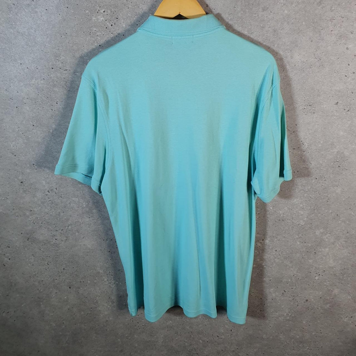 Vintage Calvin Klein Polo Shirt Men’s Large Blue Regular Fit Embroidered Logo
