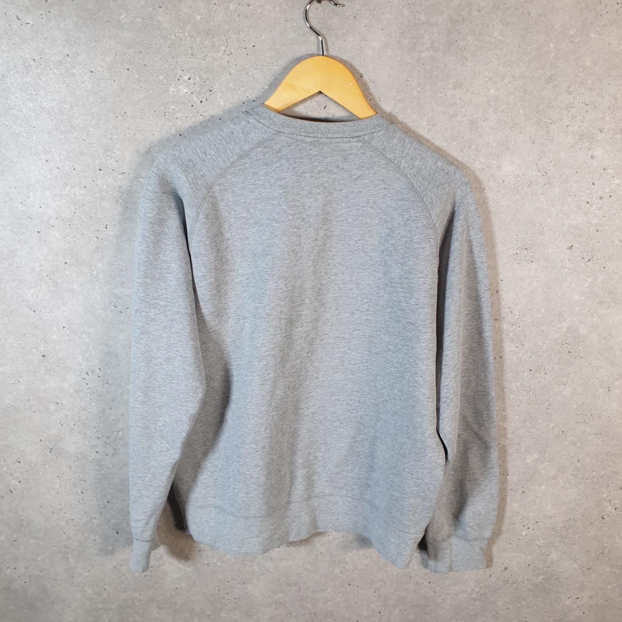 Vintage Nike Club Embroidered Sweatshirt Men’s Medium Grey Swoosh Y2K Pullover Logo