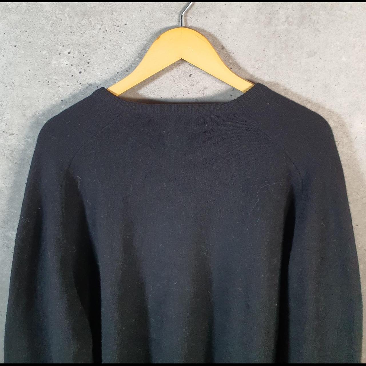 Vintage Ralph Lauren Polo Lambswool Sweatshirt Men’s XL Black Pullover Pony C8861