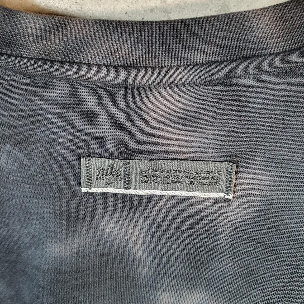 Vintage Nike Club Sweatshirt Mens Medium Tie Dye Grey Swoosh Y2K Pullover Logo