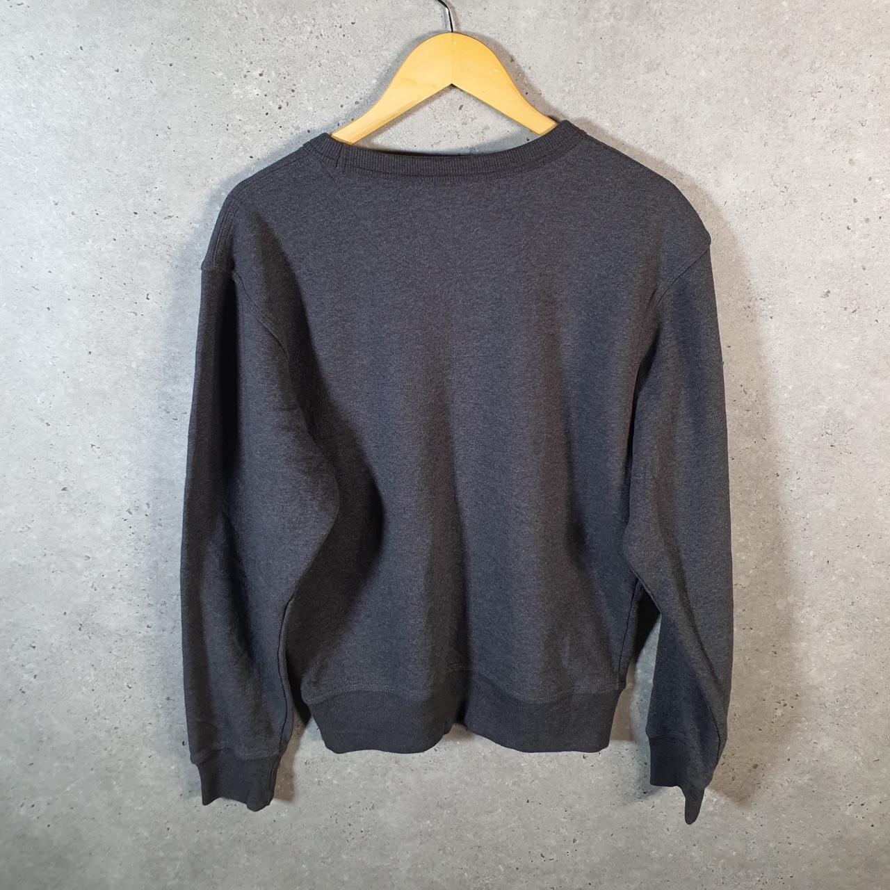 Vintage Champion Sweatshirt Men’s Small Grey USA Pullover Spellout Logo