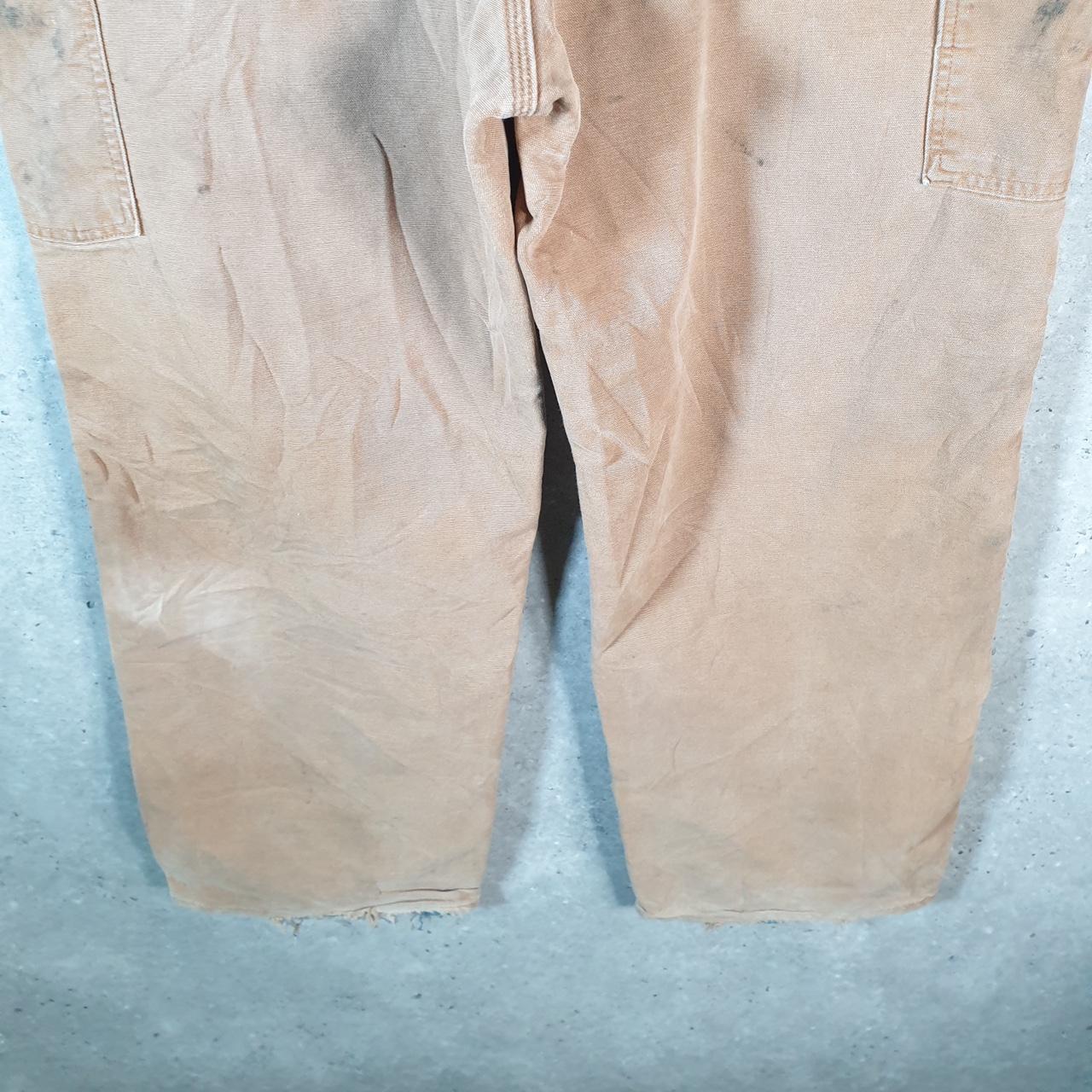 Vintage Carhartt Carpenter Trousers Mens W40 L30 Brown Dungaree Fit Workwear USA