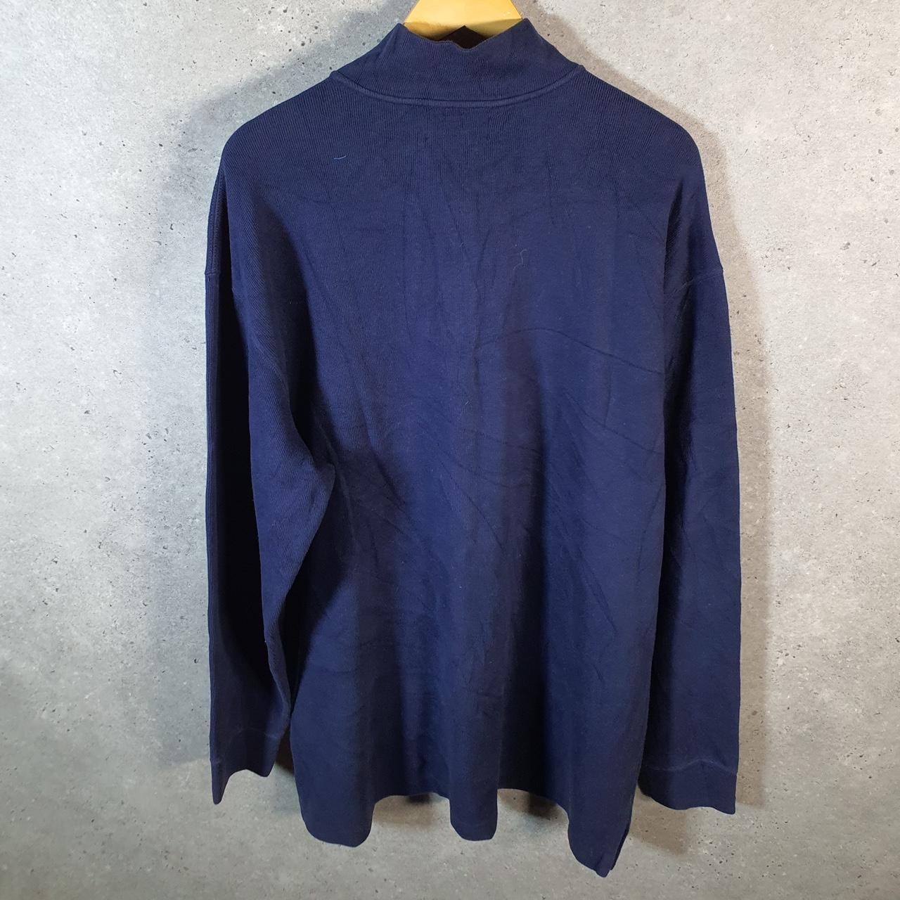 Vintage Ralph Lauren Polo 1/4 Zip Sweatshirt Men’s XL Tall Navy Blue Pullover Pony