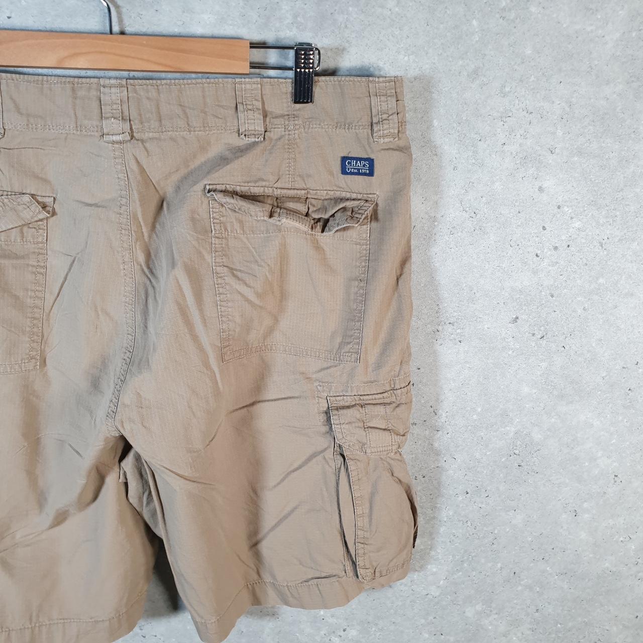 Vintage Chaps Ralph Lauren Polo Shorts Jorts Cargo Men’s W38 Brown Baggy Cotton