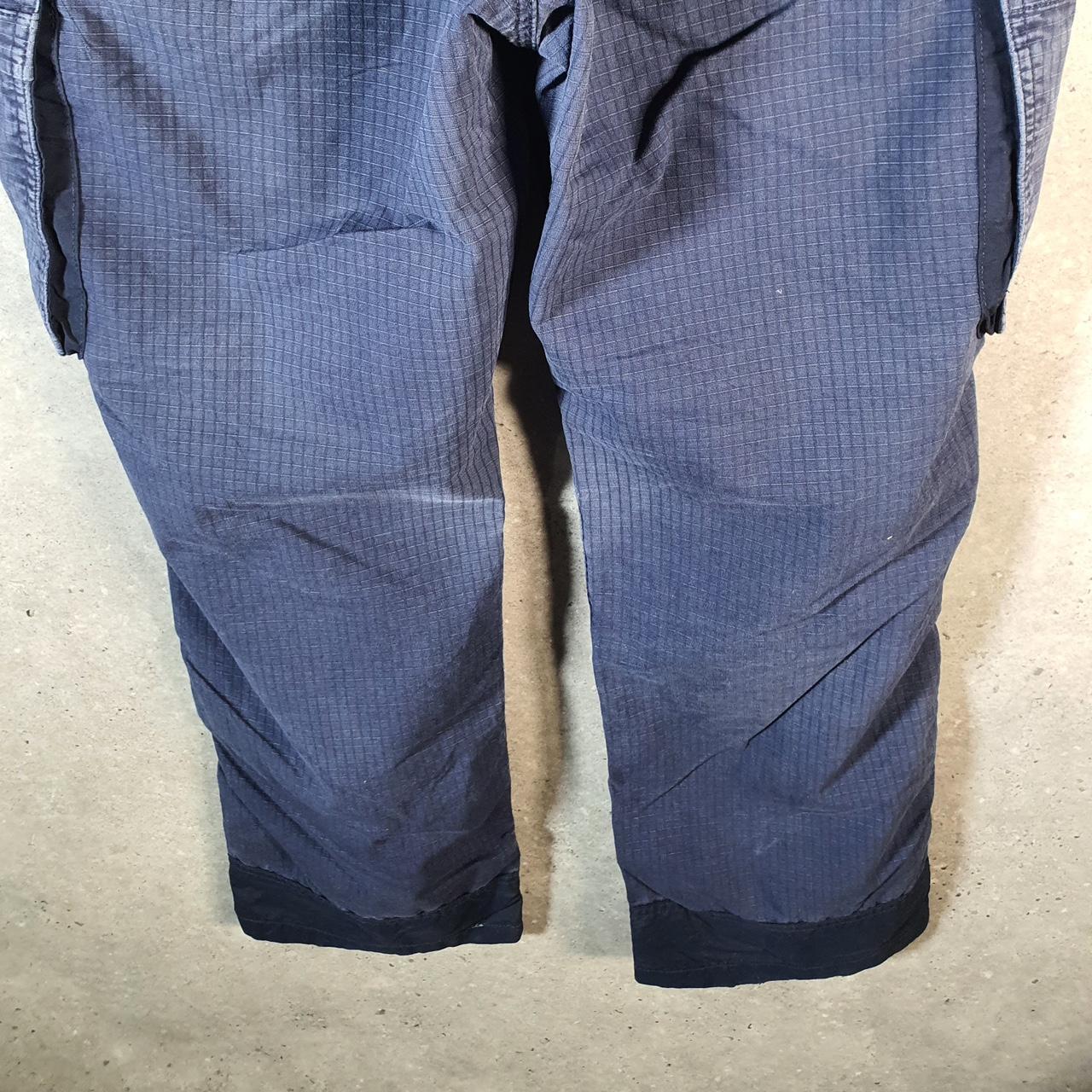 Vintage Carhartt Carpenter Trousers Mens W36 L32 Navy Blue Loose Fit Workwear USA