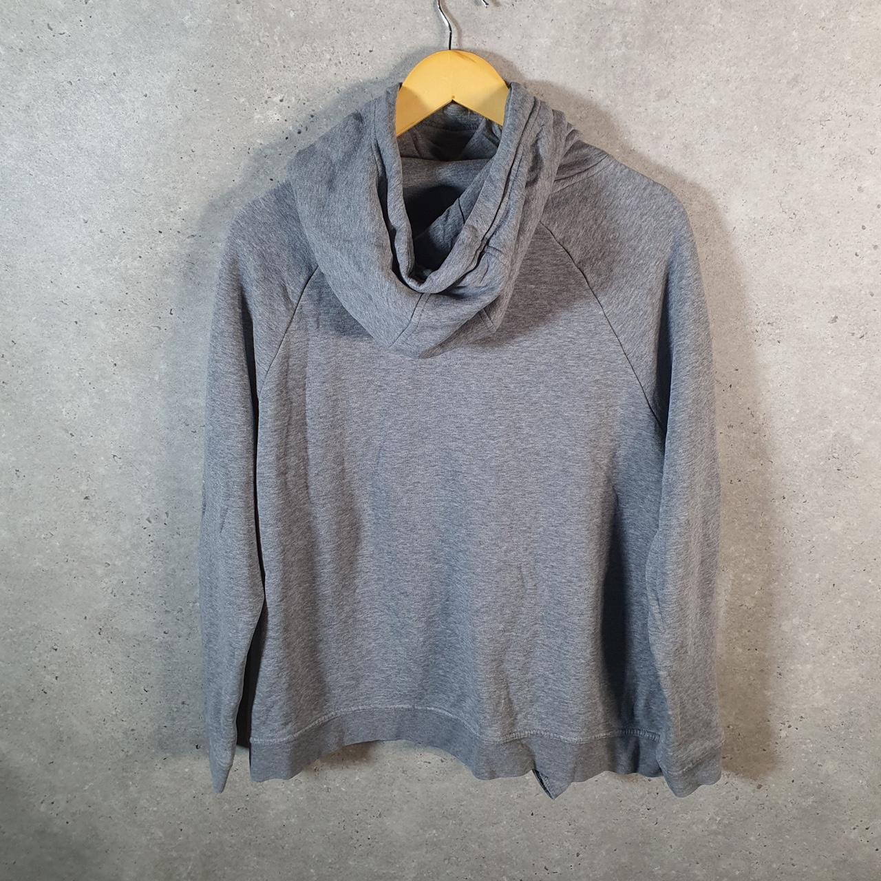 Vintage Nike Club Sportswear Hoodie Womens XL Grey Swoosh Y2K Pullover