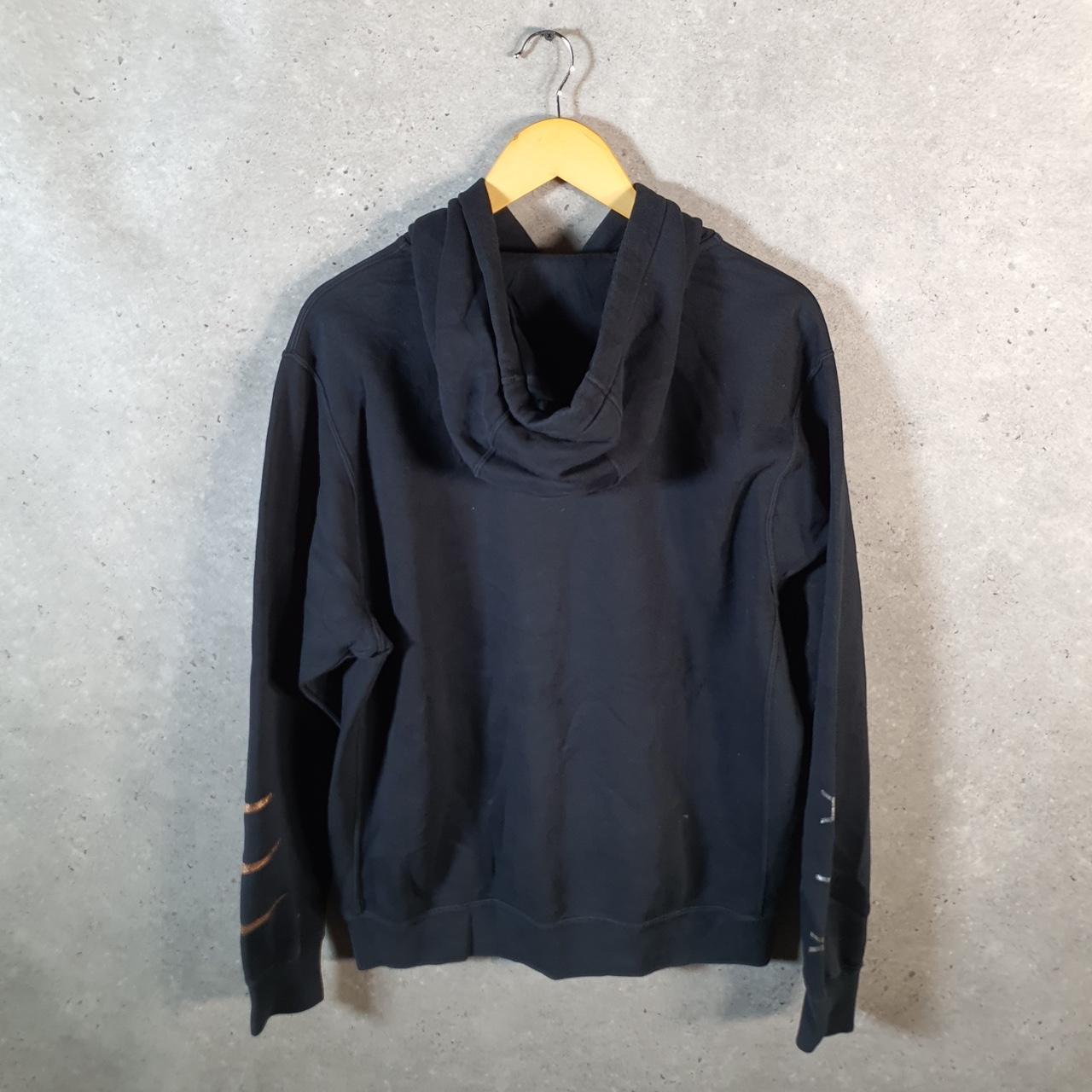 Vintage Nike Air Hoodie Mens Large Black Swoosh Y2K Pullover Logo