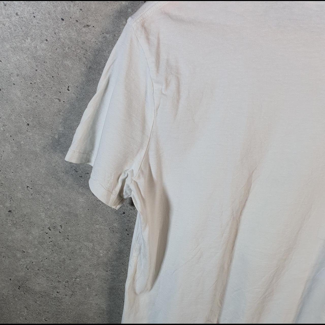 Vintage Calvin Klein Graphic Blank T Shirt Men’s Medium White Casual Sports