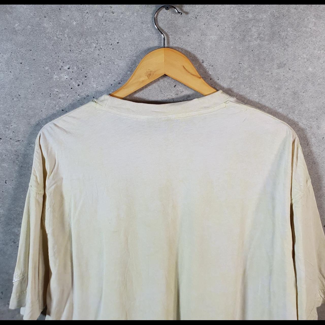 Vintage Nike Just Do It T Shirt Men’s Large Yellow Swoosh Logo Athletic Big Fish Vintage